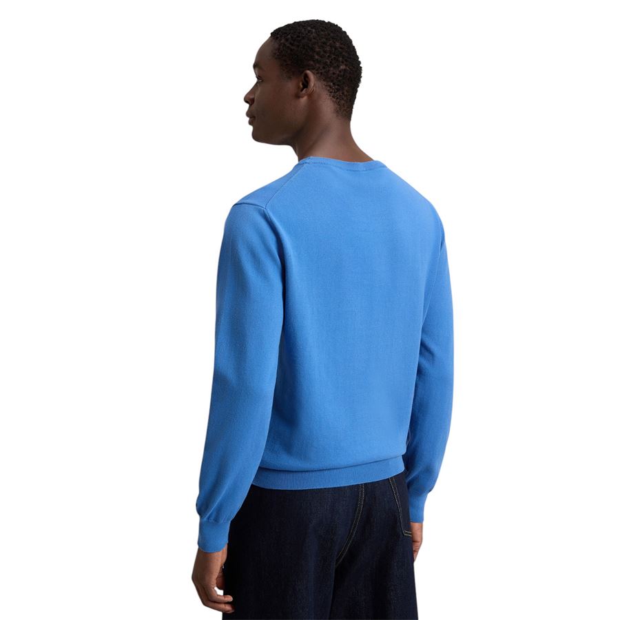 Maglia girocollo in puro cotone con logo ricamato da uomo Woolrich | CFWOKN03313115